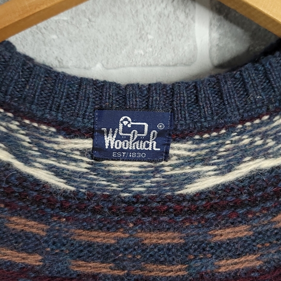 Woolrich Vintage Wool Swearer Men's Unsized Estimated L-XL - Picture 8 of 11